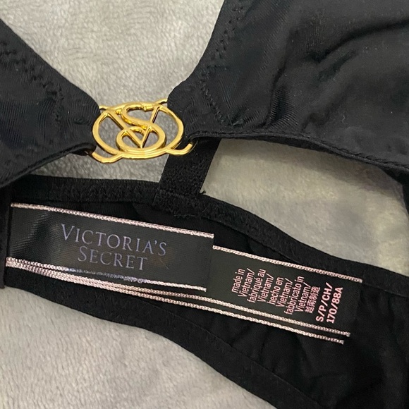 New! Victoria’s Secret Very Sexy Black So Obsessed High Neck Teddy 4317 - Picture 6 of 9